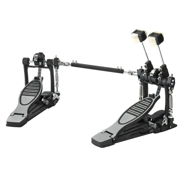 DFP4003 Profi Doppelpedal Doppelfußmaschine Einstellbare Federspannung Stabile