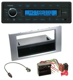 VDO AUX Bluetooth USB MP3 Autoradio für Ford Fiesta Focus 2004-2008 silber