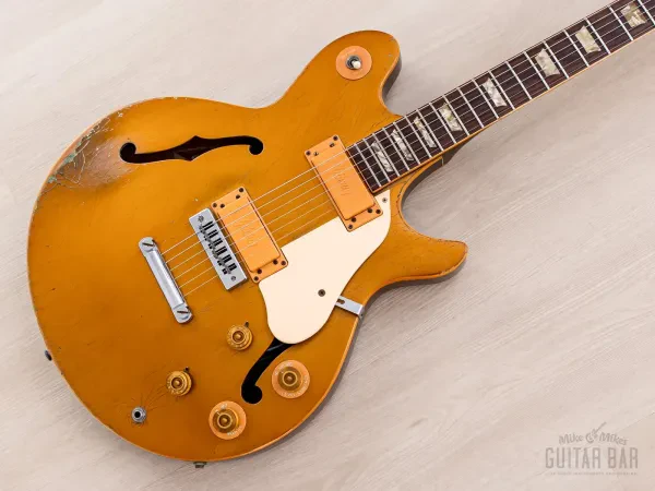 1975 Gibson Les Paul Signature Vintage Semi-Hollow Guitar, 100% Original w/ Case