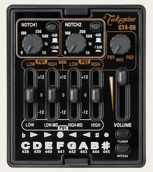 Предусилитель для акустической гитары Takamine CT4-DX