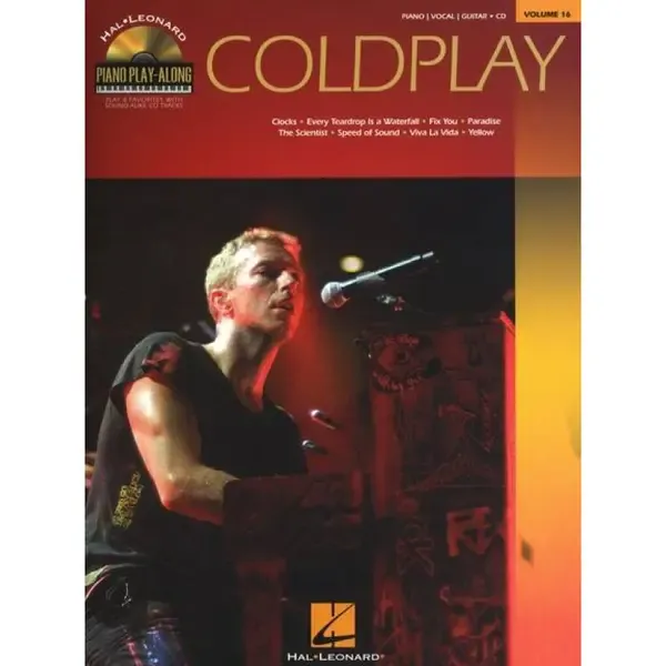 Ноты MusicSales Piano play along volume 16 Coldplay BK/CD