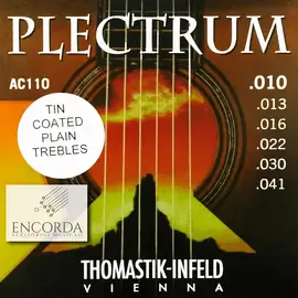 Струны для акустической гитары Thomastik Plectrum AC110T 10-41