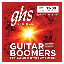 Струны для электрогитары GHS Strings GBM Boomers 11-50