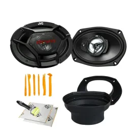 Автомобильная акустика JVC CS-DR6931 6x9" 3-полосная коаксиальная 500W с аксессуарами