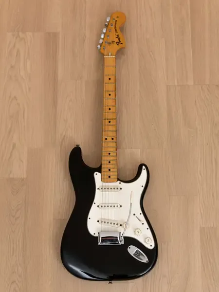 Электрогитара Fender Stratocaster Black w/case USA 1975