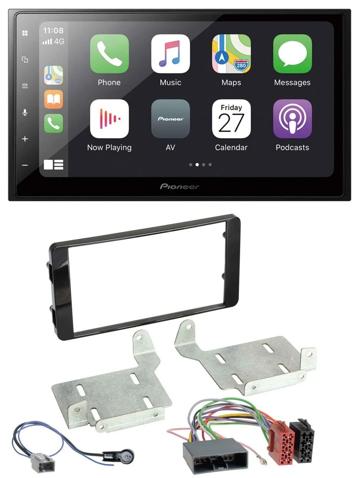 Автомагнитола для Mitsubishi ASX (с 2015) Pioneer 2DIN, MP3, Bluetooth, DAB, USB