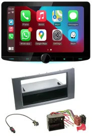 Kenwood MP3 USB DAB Bluetooth Autoradio für Ford Fiesta Focus 04-08 anthrazit