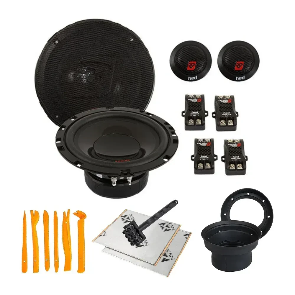 Cerwin Vega H765C 100W RMS 6.5" Component Speakers + Accessories