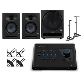PreSonus Quantum ES2 Audio Interface w/Eris Monitors/Pro Sub10/Cables/Stands