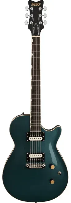Электрогитара Gretsch Streamliner Jet 6-струнная, цельный корпус, накладка лавр, цвет серый металлик (Gunmetal)