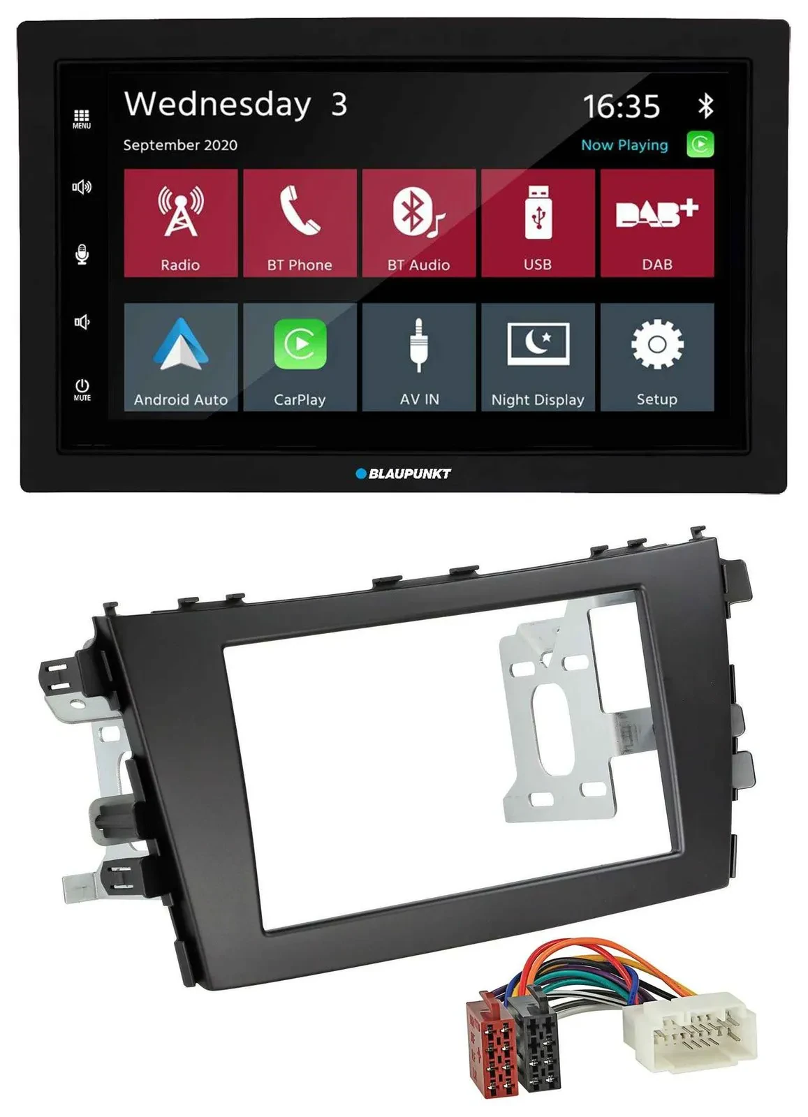 Blaupunkt 2DIN MP3 USB Bluetooth DAB Autoradio für Suzuki Celerio LF ab 2014