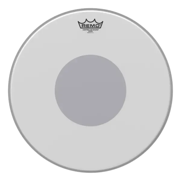 Пластик для барабана Remo 16" Controlled Sound Coated Black Dot