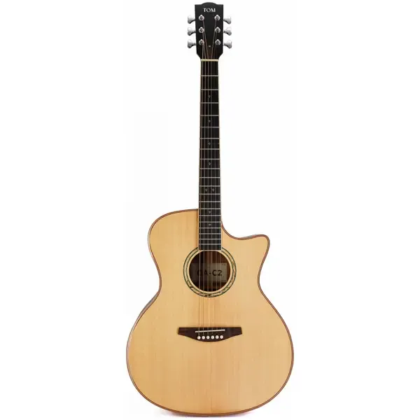 Акустическая гитара TOM GA-C2 Natural с чехлом
