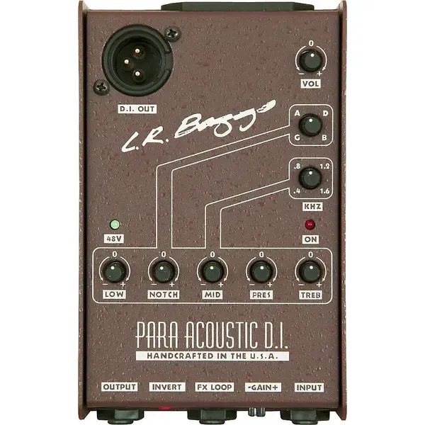 Напольный предусилитель для акустической гитары LR Baggs Para Acoustic DI Preamp