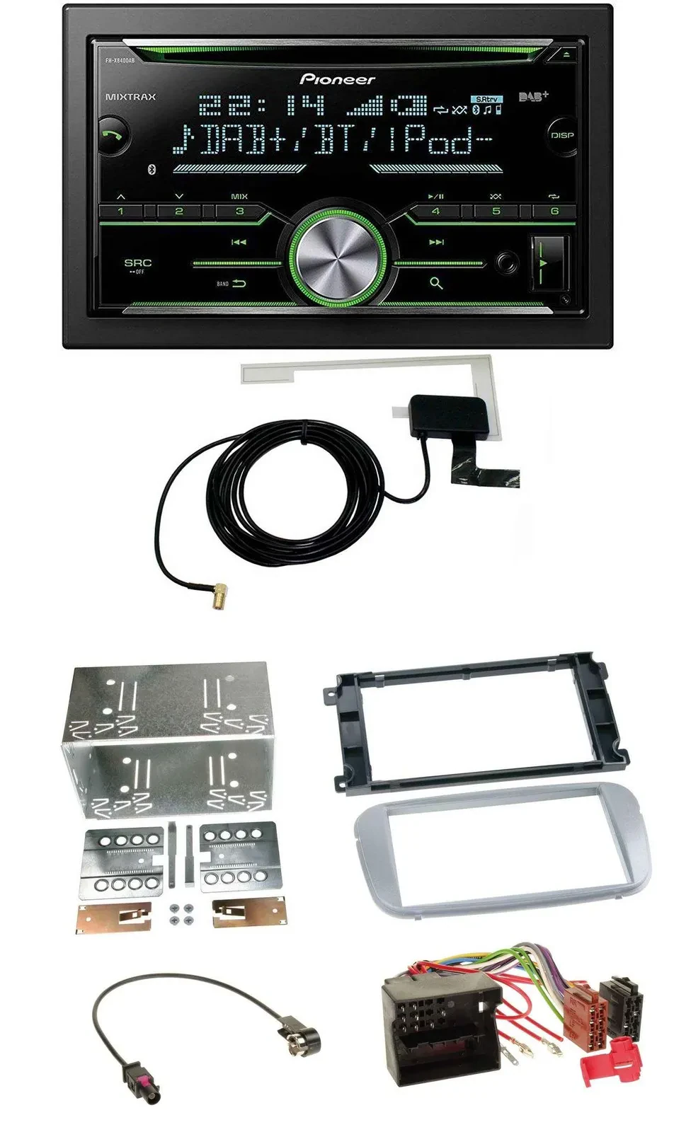 Pioneer CD USB MP3 Bluetooth 2DIN DAB Autoradio für Ford Galaxy C-Max Focus ab 2