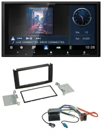 Kenwood Bluetooth 2DIN USB DAB MP3 Autoradio für VW T5 Multivan Caravelle Touare