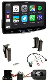 Alpine Lenkrad USB Bluetooth DAB Autoradio für Audi A4 B5 bis 99 A6 C4 bis 97 A8