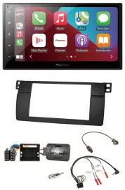 Pioneer USB Lenkrad DAB 2DIN Bluetooth Autoradio für BMW 3er E46 2001-2006 Profi
