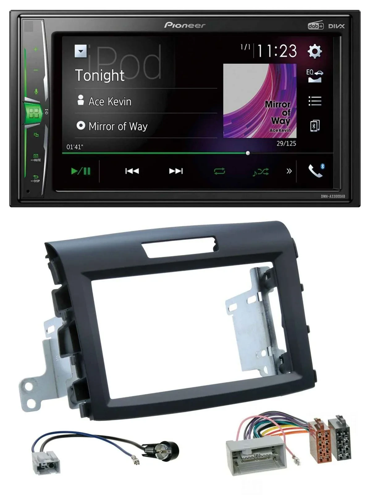 Pioneer 2DIN MP3 DAB USB Bluetooth Autoradio für Honda CR-V FR5/FR6 ab 2012