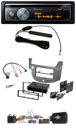 Pioneer CD USB Bluetooth DAB Lenkrad Autoradio für Honda Jazz ab 2014 silber