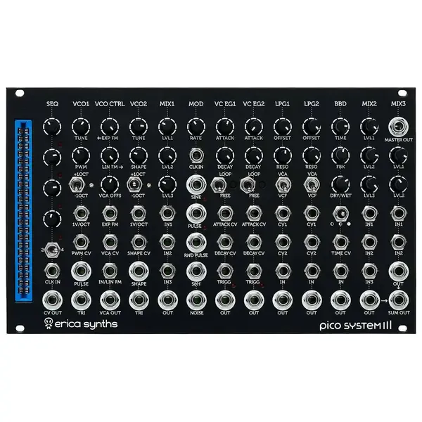 Модульный студийный синтезатор Erica Synths Pico System III Eurorack Module