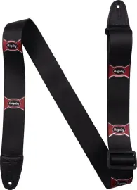 Bigsby Bow Tie Graphic Adjustable Guitar Strap, Black 180-2726-002