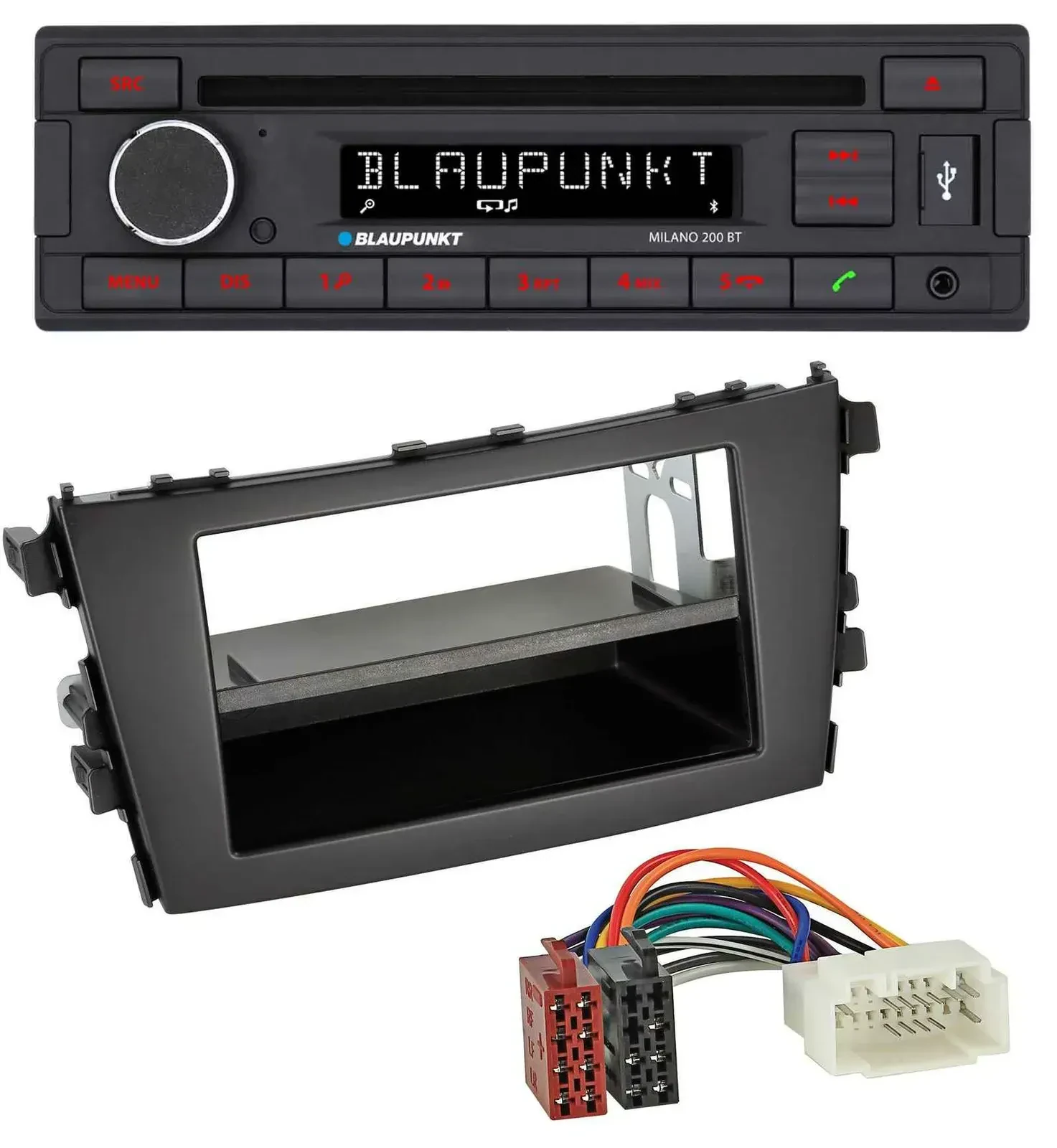 Blaupunkt MP3 USB CD Bluetooth AUX Autoradio für Suzuki Celerio (LF, ab 2014)