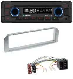 Blaupunkt AUX MP3 CD Bluetooth USB Autoradio für Alfa Romeo 147, GT - silbergrau