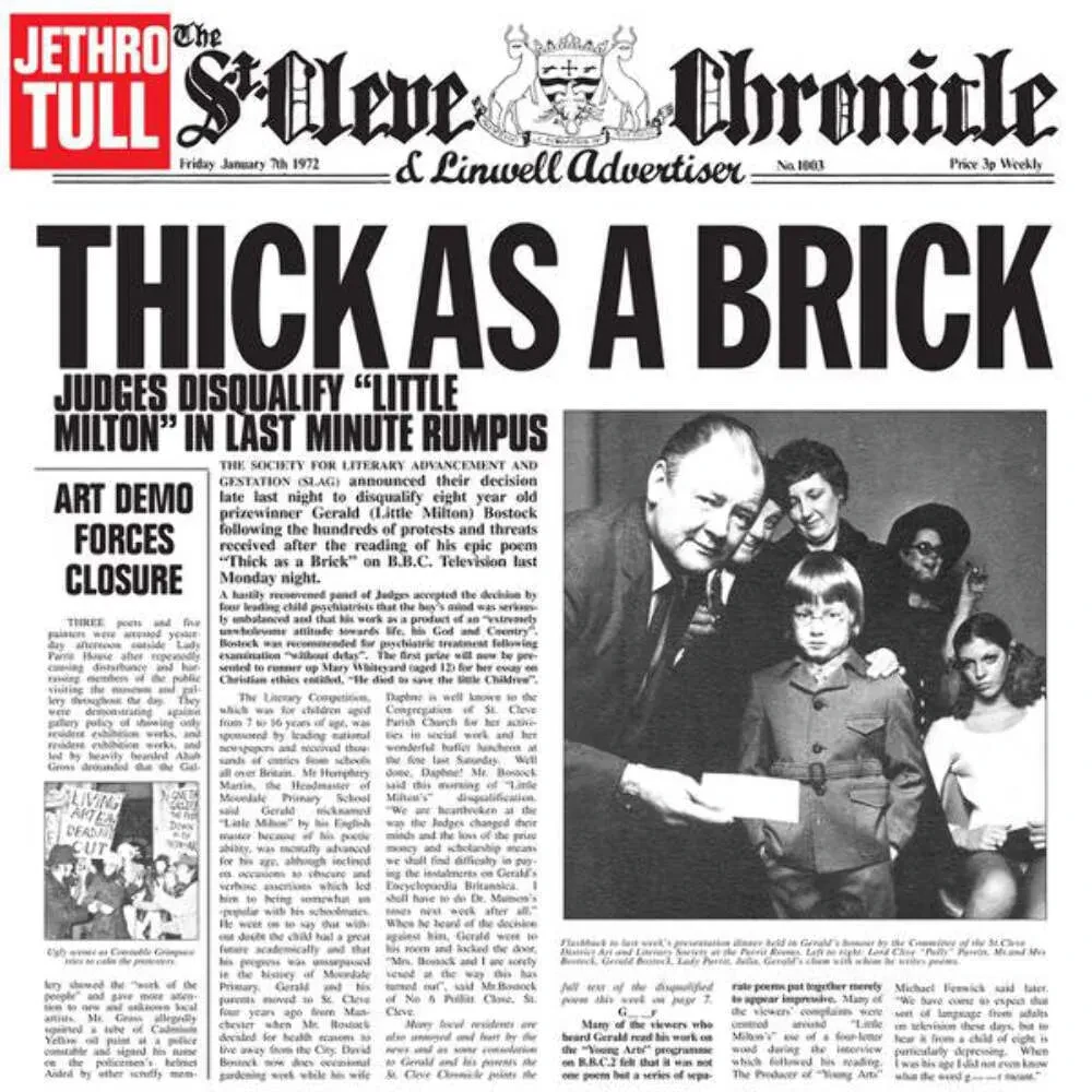 Виниловая пластинка Jethro Tull – Thick As A Brick Sealed