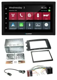 Blaupunkt DAB Bluetooth USB MP3 2DIN Autoradio für Smart ForFour 04-06 ForTwo 07
