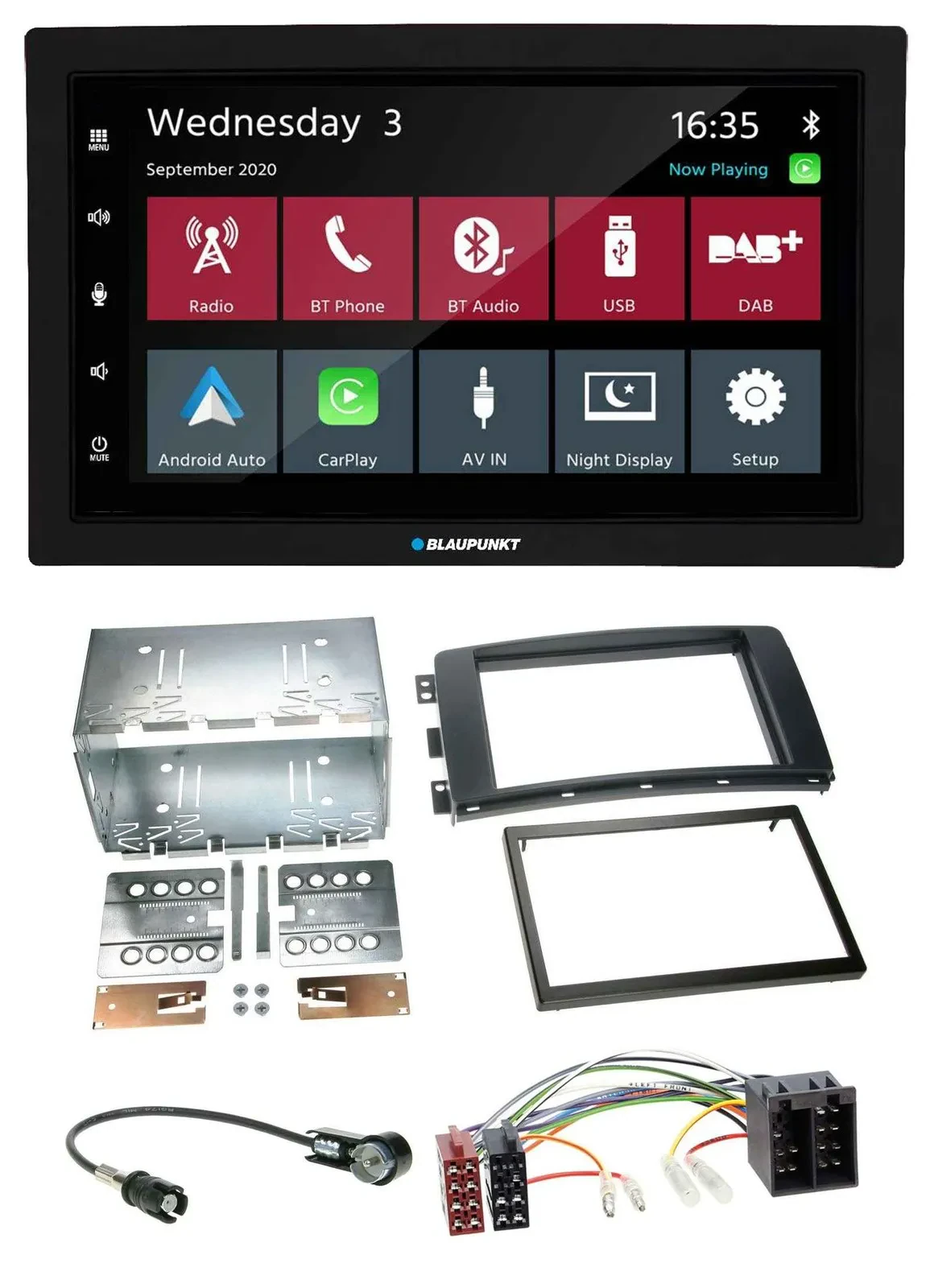 Blaupunkt DAB Bluetooth USB MP3 2DIN Autoradio für Smart ForFour 04-06 ForTwo 07