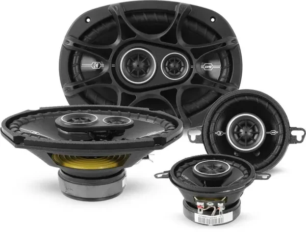 Kicker Speaker Set: 3.5" 2-Way Speakers & 6x9" 3-Way Speakers