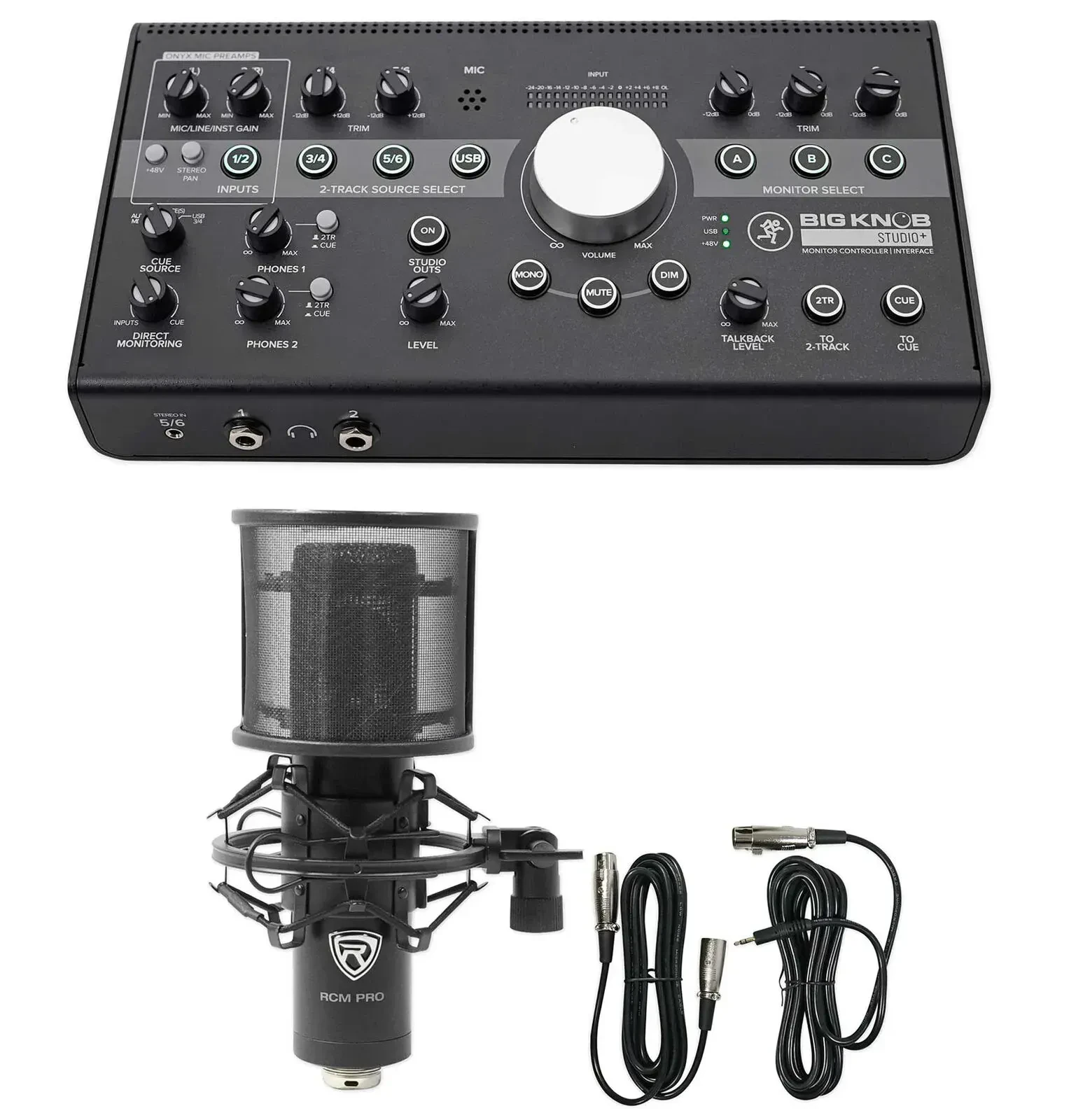 Комплект для подкастов Mackie Big Knob Studio++RCM PRO