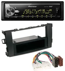 Автомагнитола для Toyota Auris (с 2007) Pioneer Bluetooth, USB, DAB, MP3