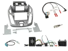Radioset Lenkradadapter Doppel DIN Autoradio für Ford Transit Connect 13-18 silb