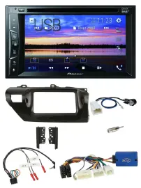 Pioneer Bluetooth 2DIN USB DVD DAB Lenkrad Autoradio für Toyota Hilux 2015-2020