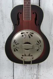 Gretsch G9240 Alligator Round Neck Resonator Guitar Vintage 2-Color Sunburst