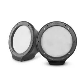 DS18 EN-JS6/BK Universal 6.5" Black Flat Mount POD Enclosure for Marine/ATV/UTV