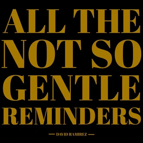 Виниловая пластинка David Ramirez - All The Not So Gentle Reminders [New Vinyl LP]