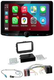 Kenwood MP3 USB DAB Bluetooth Autoradio für Alfa Romeo Giulietta 2013-2021 ISO