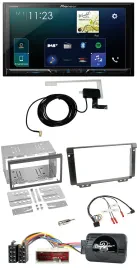 Автомагнитола Pioneer 2 DIN, DAB, USB, Bluetooth, поддержка кнопок на руле, для Land Rover Freelander 2004–