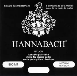 Струны для классической гитары Hannabach 800MT Black SILVER PLATED