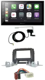 Pioneer USB MP3 2DIN Bluetooth DAB Autoradio für Suzuki Vitara LY ab 04/2015