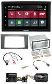 Автомагнитола для Ford Mondeo (2003–2007) Blaupunkt 2DIN, DAB, Bluetooth, USB, управление с руля, черная