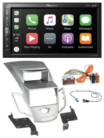 Pioneer USB MP3 DAB 2DIN Bluetooth Autoradio für Ford Fiesta 2008-2010 Display s