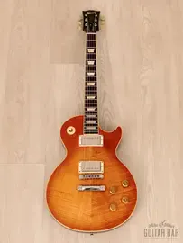 Электрогитара Gibson Les Paul Standard Plus Light Burst Flame Top USA 2005 w/ Burstbucker PAFs, Case