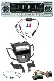 Dietz DAB USB MP3 Bluetooth Autoradio für Ford Fiesta 10-17 JA8 ohne Display sch