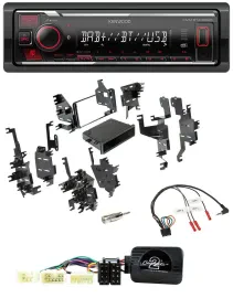 Kenwood Lenkrad Bluetooth USB DAB Autoradio für Toyota Yaris 2007-2012