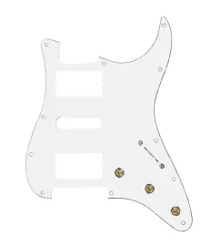 920D Custom HSH Pre-Wired Pickguard for Strat With A White Pearl Pickguard an...
