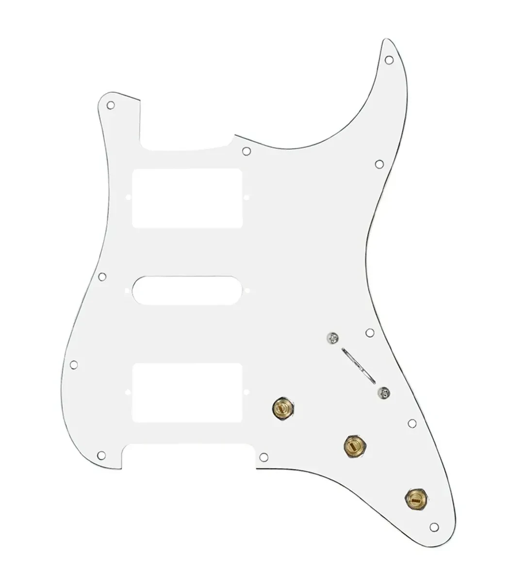 920D Custom HSH Pre-Wired Pickguard for Strat With A White Pearl Pickguard an...